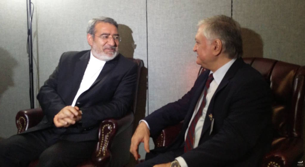Էդվարդ Նալբանդյանն ու Իրանի ՆԳ նախարարը գոհ են երկկողմ համագործակցությունից