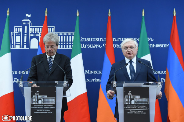 Իտալիան սատարում է ԵԱՀԿ Մինսկի խմբի համանախագահող երկրների նախագահների ջանքերին