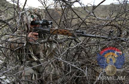 Азербайджан вновь обстрелял позиции НКР