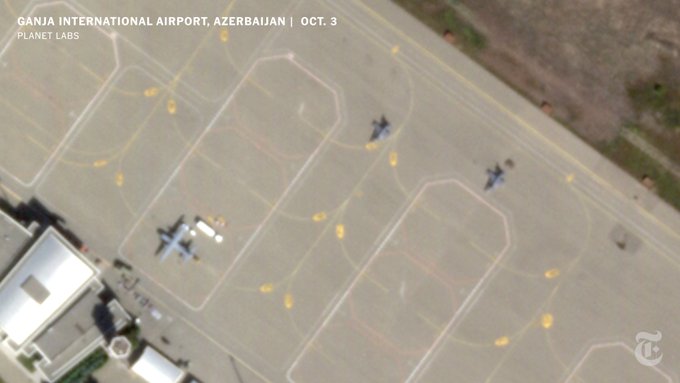 Журналист New York Times заявил, что обнаружил в Азербайджане истребители F-16
