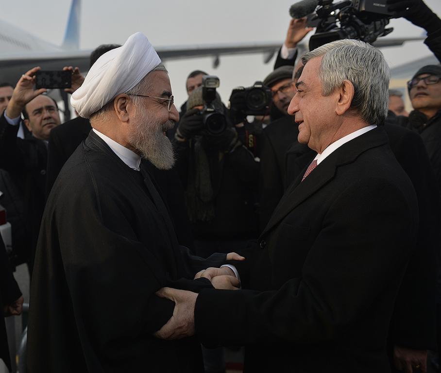 Президент Ирана прибыл в Ереван