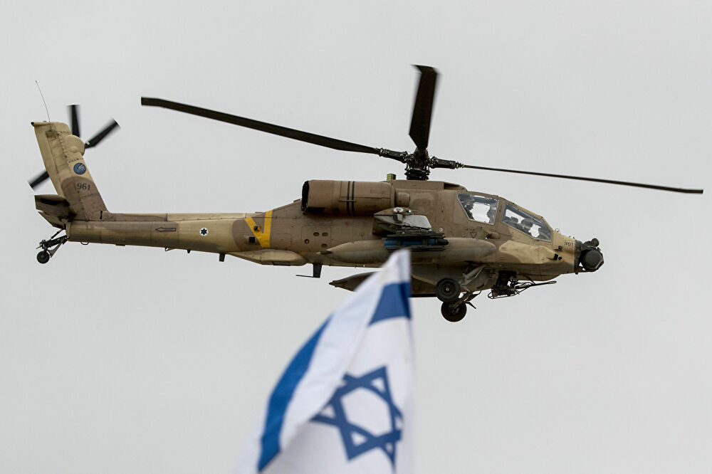Израильские вертолëты нанесли удары в районе сирийских Голанских высот