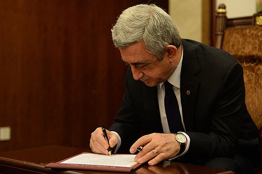 Выборы в парламент Армении пройдут 2 апреля 2017 года