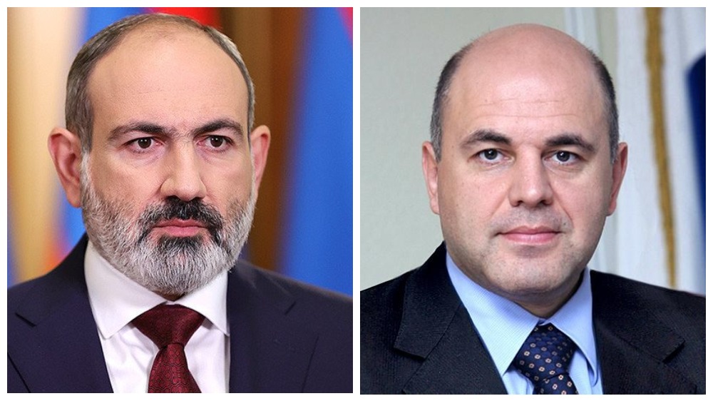 Пашинян и Мишустин обсудили вопросы сотрудничества Армении и России