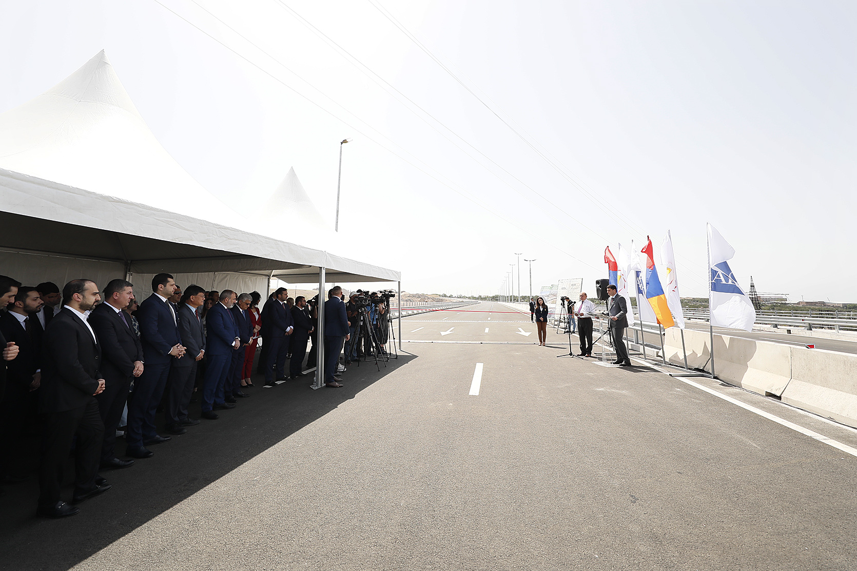 Премьер Армении принял участие в церемонии открытия дороги Аргаванд-Ширак в Ереване