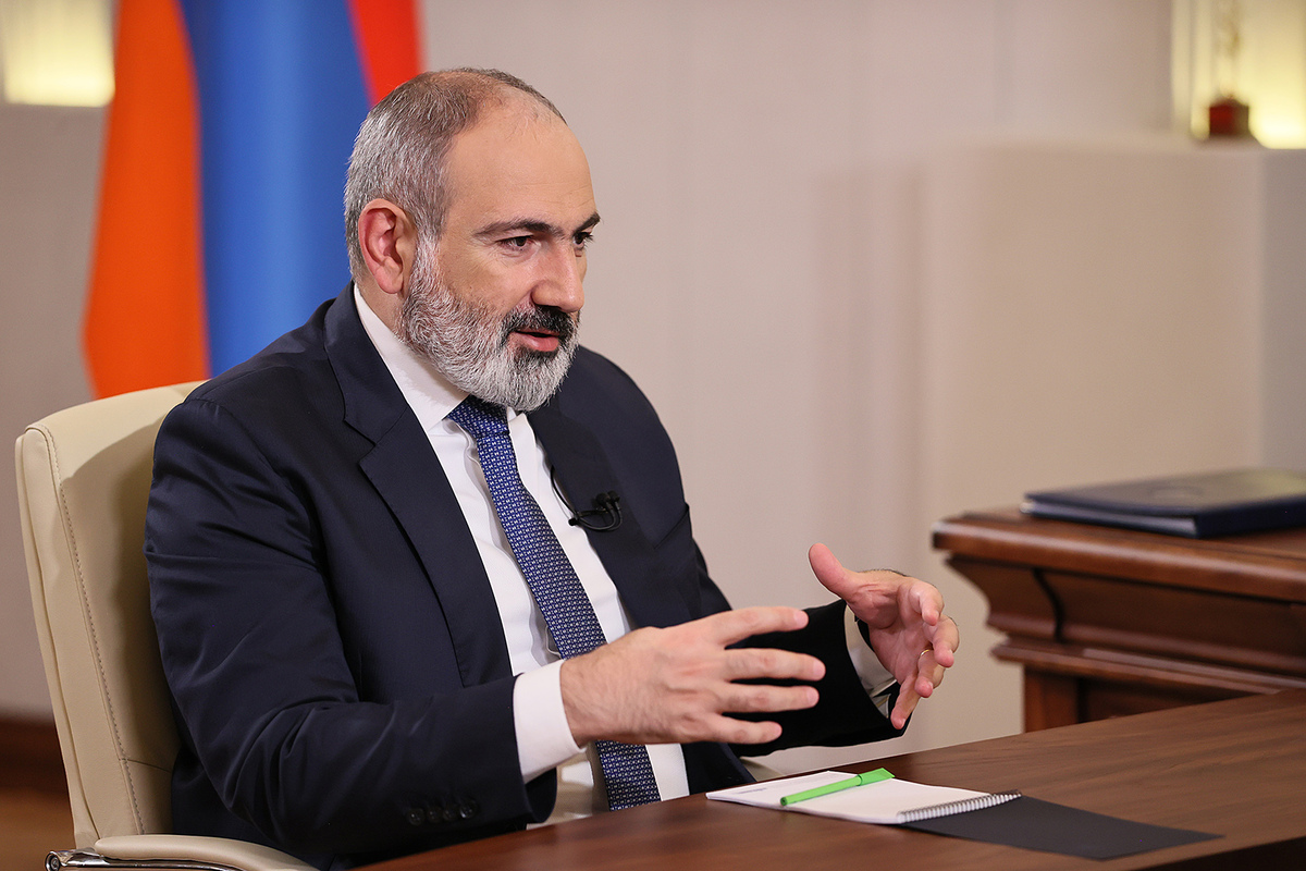 Пашинян: Армения признает территориальную целостность Азербайджана площадью 86600 кв.км