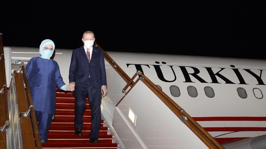 Эрдоган прибыл с визитом в Баку