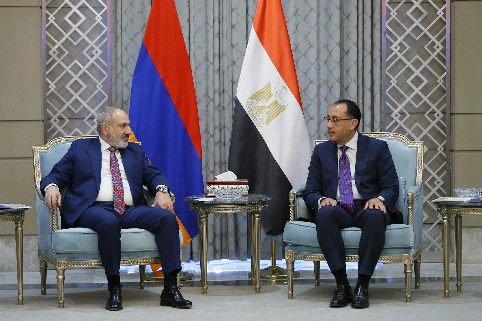 Пашинян и Мадбули обсудили вопросы торгово-экономического сотрудничества Армения-Египет