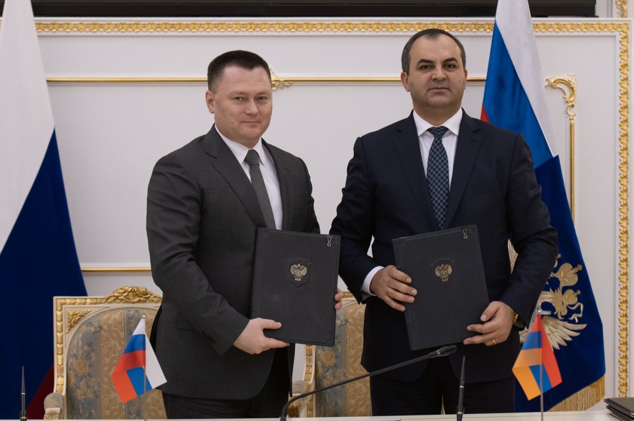ՀՀ և ՌԴ գլխավոր դատախազները ստորագրել են 2021-2022թթ. համագործակցության ծրագիր