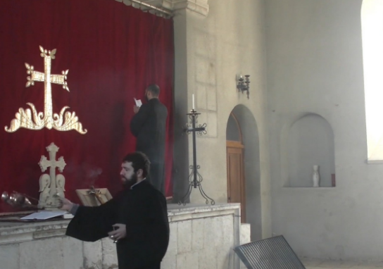 МО России: Около 30 паломников из Карабаха посетили армянский монастырь Амарас