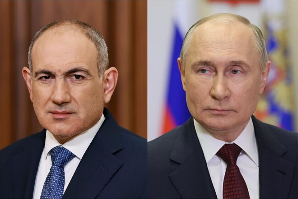 Премьер-министр Армении поздравил президента России с днем рождения