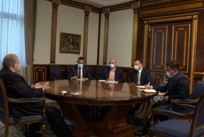 Президент обсудил с директором фонда «Айастан» возможность реализации проектов в Сюнике