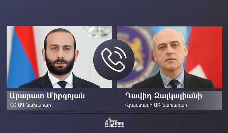 Հայաստանի և Վրաստանի ԱԳ նախարարները քննարկել են Արցախի դեմ Ադրբեջանի գործողությունները