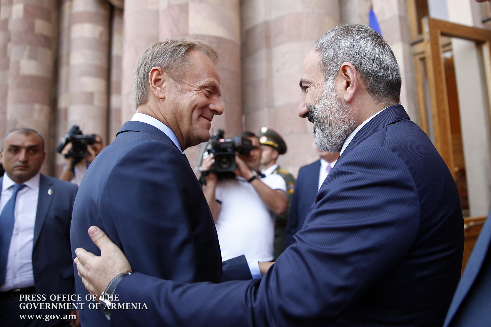Дональда Туска воодушевляют достижения правительства Армении
