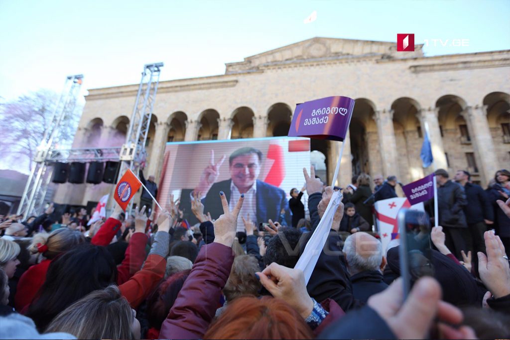 Партия Михаила Саакашвили требует проведения досрочных парламентских выборов 