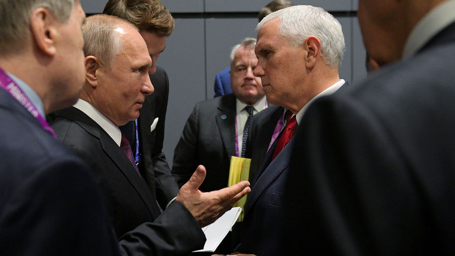 Путин и Пенс обсудили темы предстоящей встречи лидеров России и США 