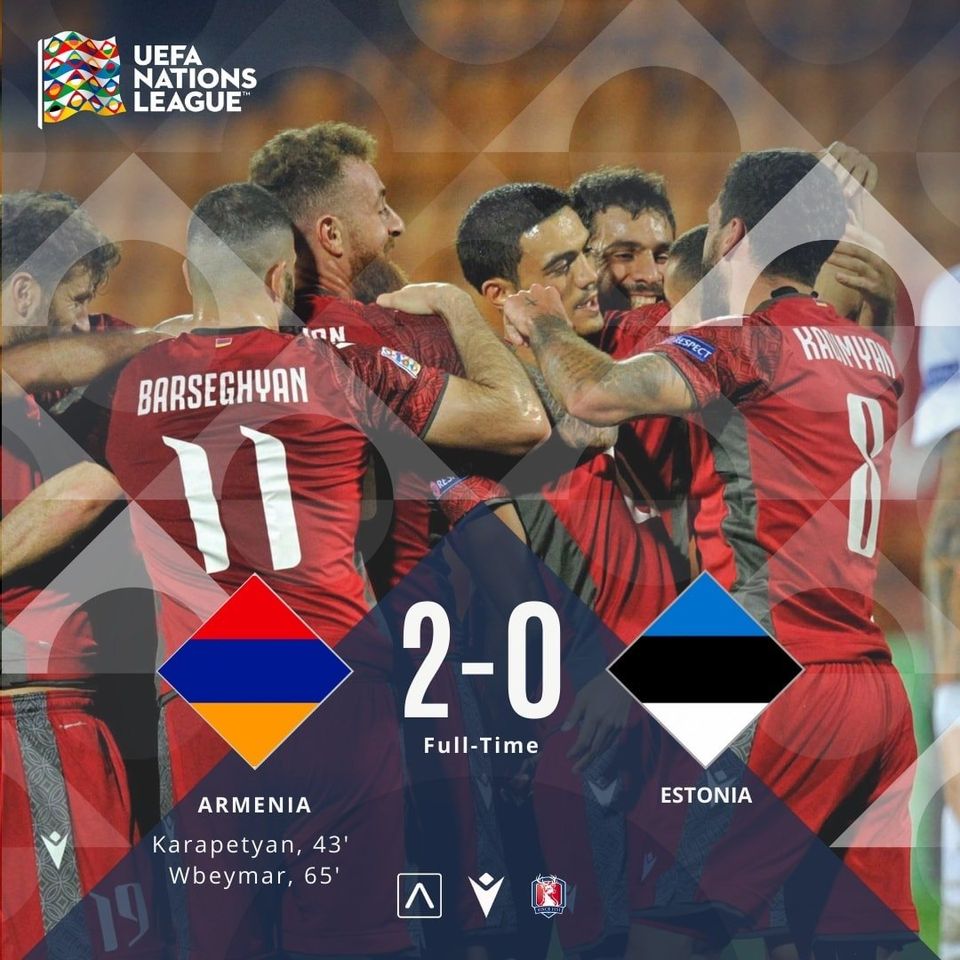 Հայաստանի ֆուտբոլի հավաքականը հաղթանակ տոնեց Երևանում
