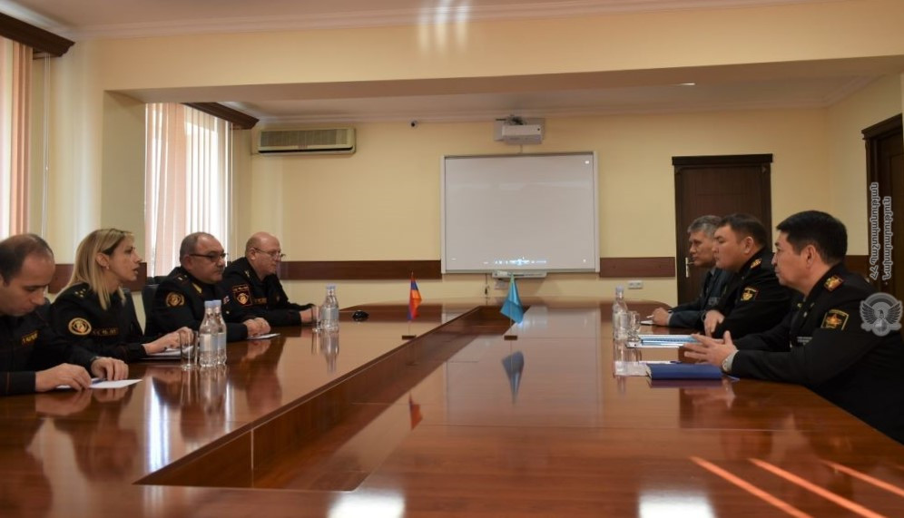 Делегация военной полиции Казахстана посетила Армению