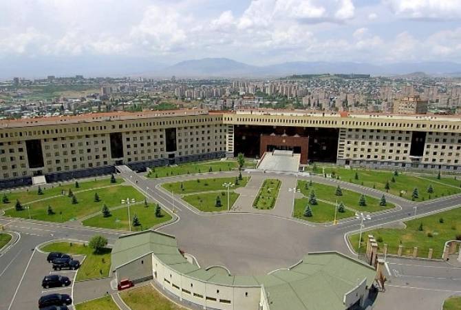 Минобороны: Противник продолжил вести огонь в направлении южной границы Армении