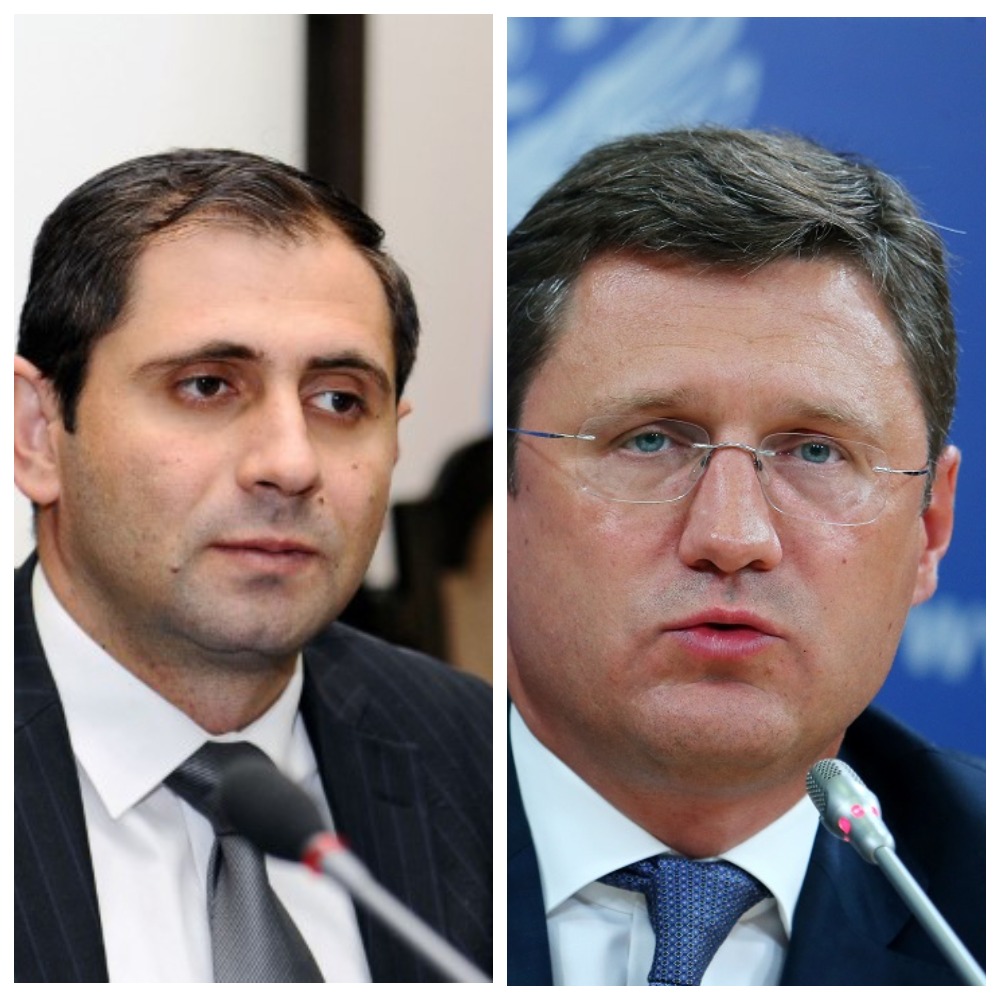 Папикян и Новак обсудили перспективы углубления сотрудничества в сфере электроэнергетики