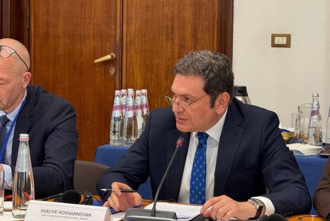 Замглавы МИД Армении принял участие в министерской конференции Италия-Центральная Азия