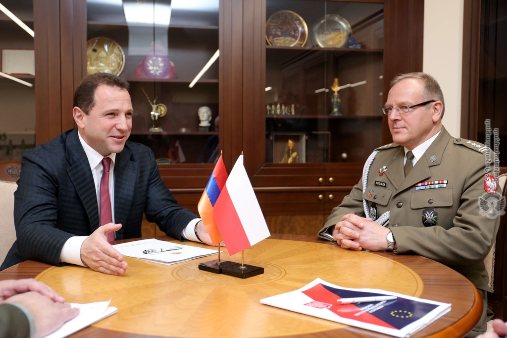 Давид Тоноян принял посла Польши в Армении 