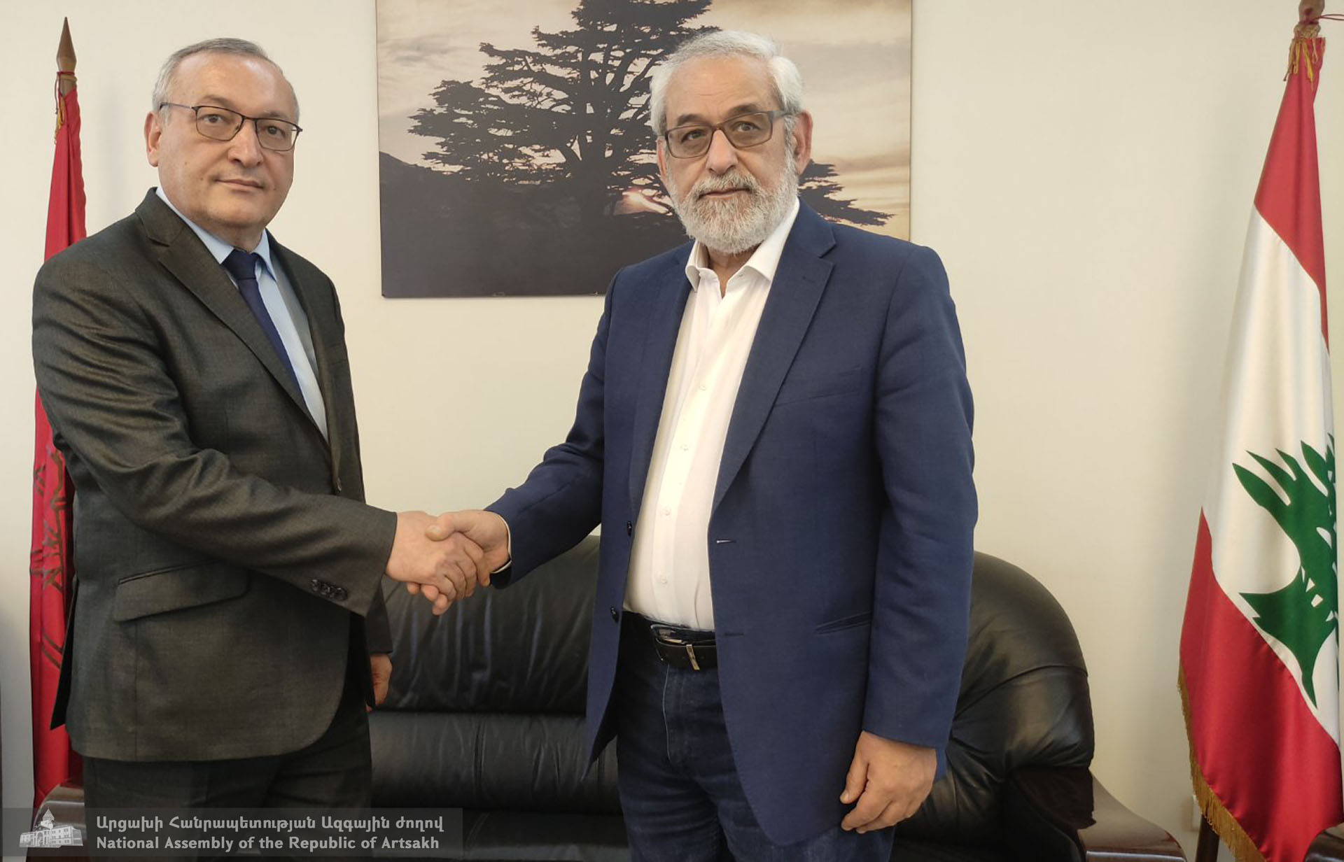 Товмасян и Багратуни поддержали идею создания круга дружбы «Арцах-Ливан»