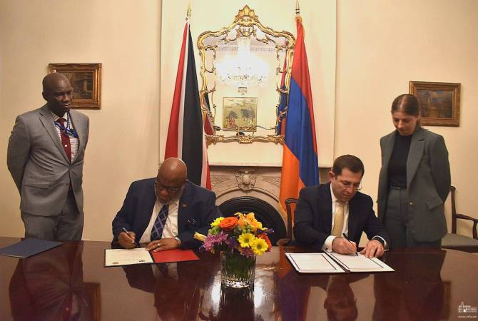 Между Арменией и Тринидад и Тобаго установлены дипотношения