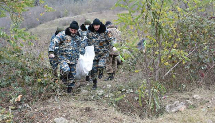 В Арцахе обнаружены останки еще одного погибшего военнослужащего