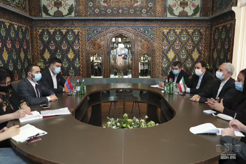Мхитар Айрапетян встретился с послом Ирана в Армении Аббасом Бадахшаном Зохури