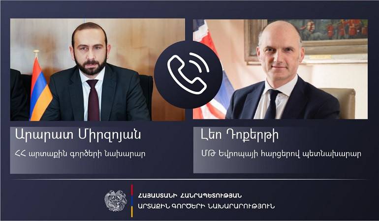 Мирзоян представил министру по делам Европы Соединенного Королевства ситуацию в Карабахе