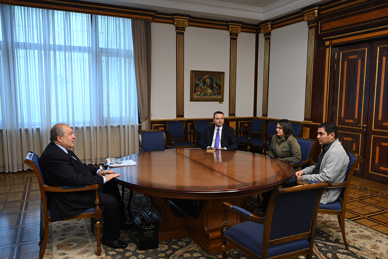 Президент Армении принял членов «Движения 5165»
