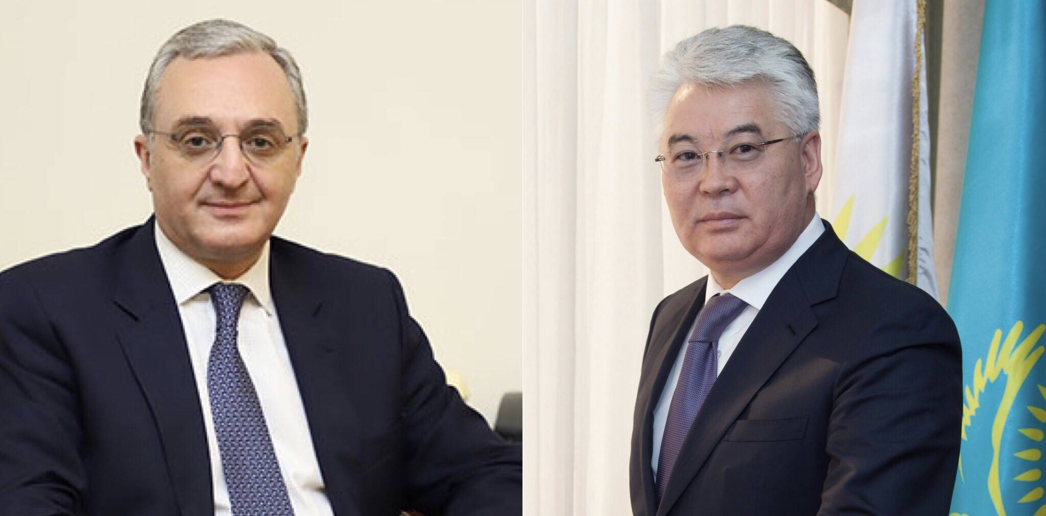 Главы МИД Армении и Казахстана обсудили ситуацию в Караганде