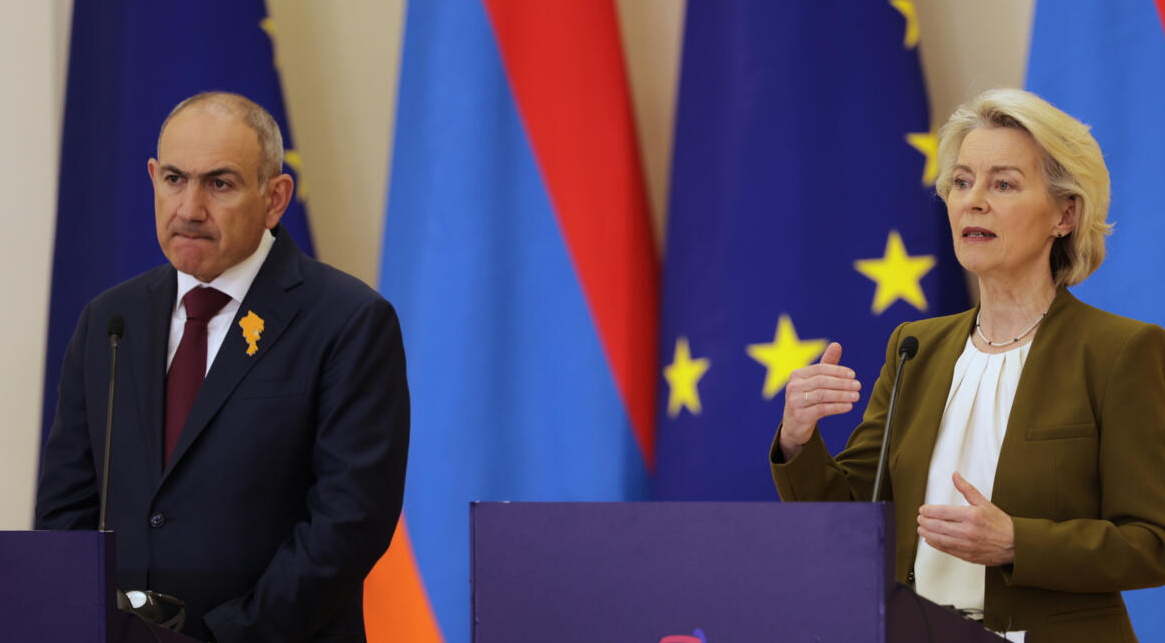 Урсула фон дер Ляйен анонсировала пакет помощи Армении в размере 50 млн евро