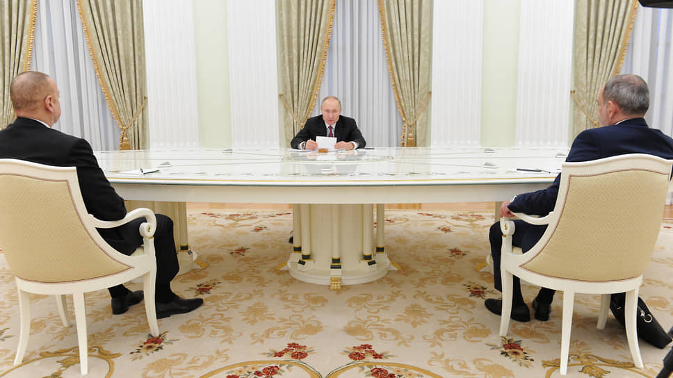 Путин проводит в Сочи встречу с Алиевым, потом к ним присоединится Пашинян