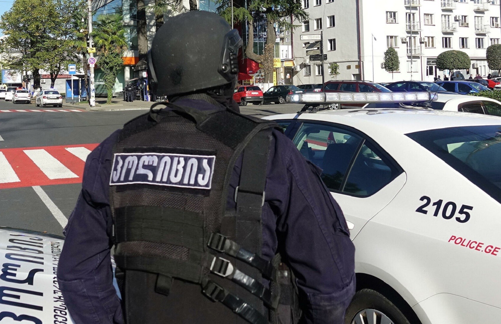 В Тбилиси произошёл захват заложников в одном из банков