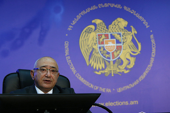 Информация о голосовании будет публиковаться каждые 3 часа - ЦИК Армении