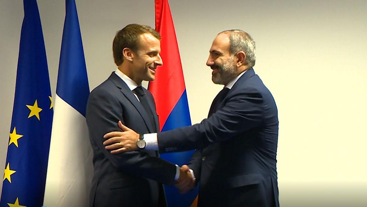 Пашинян и Макрон обсудили отношения Армения-ЕС и Армения-Франция