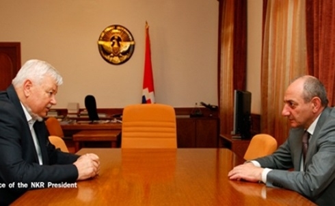 Бако Саакян и Анджей Каспшик обсудили ситуацию в зоне карабахского конфликта 