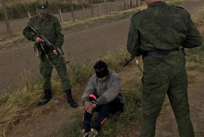 Российские пограничники задержали очередного нарушителя армяно-турецкой границы