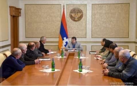 Արցախի նախագահն ընդունել է զոհված և անհայտ կորած զինծառայողների հարազատներին