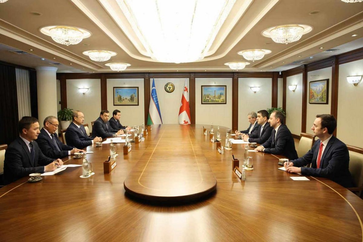 Спикер грузинского парламента посещает с визитом Узбекистан