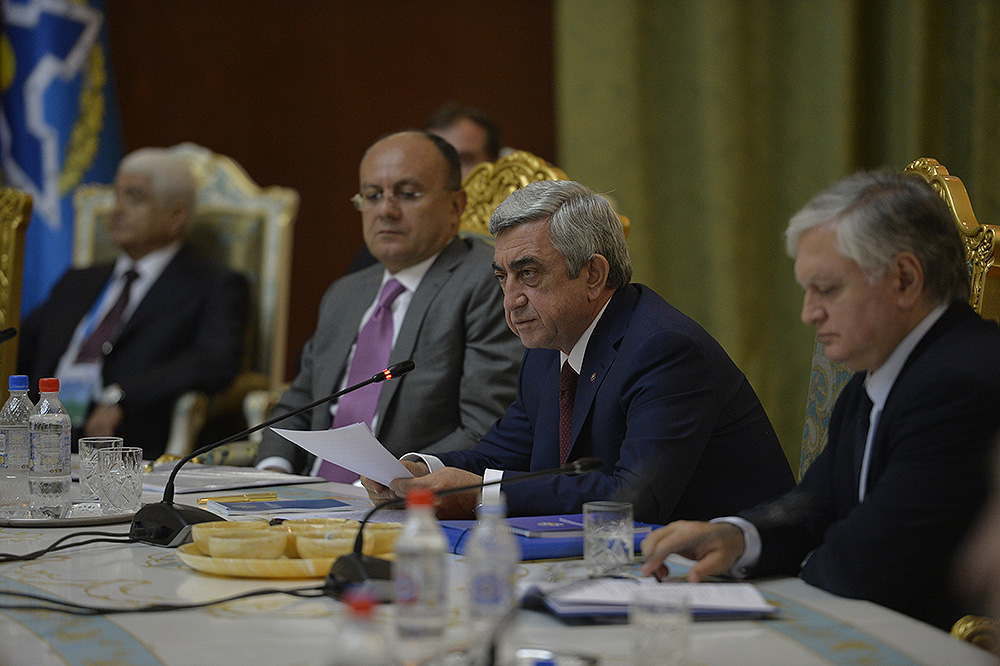 Նախագահ. ՀԱՊԿ-ում Հայաստանի նախագահությունն ուղղված է լինելու ռազմական բաղադրիչի ուժեղացմանը