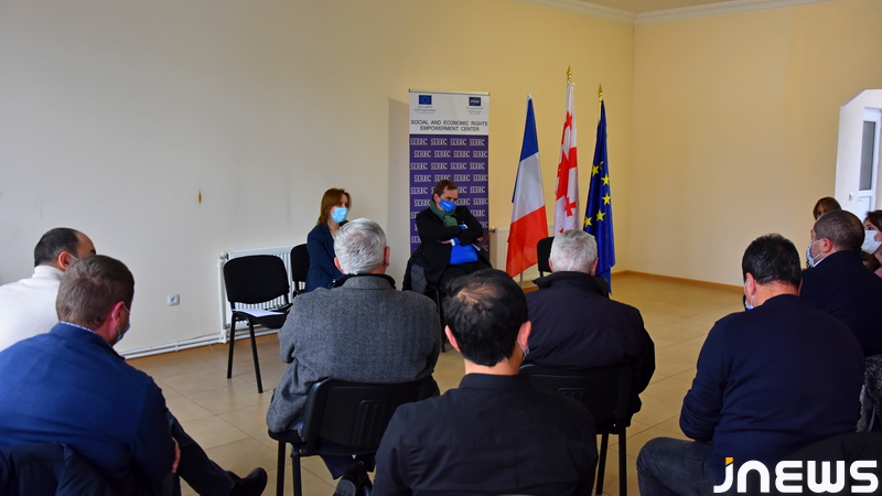 Посол Франции в Грузии посетил Джавахети и встретился с местными активистами