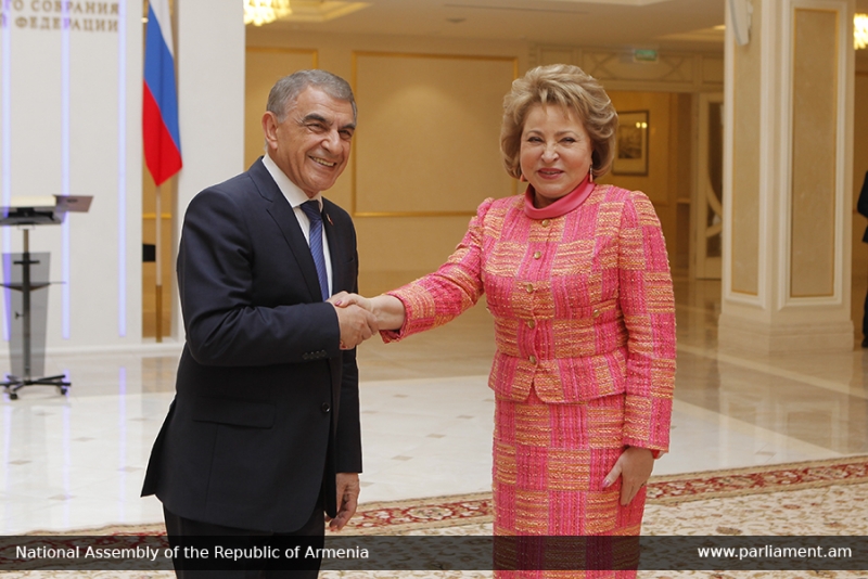 Армения и Россия проведут ревизию межпарламентских соглашений