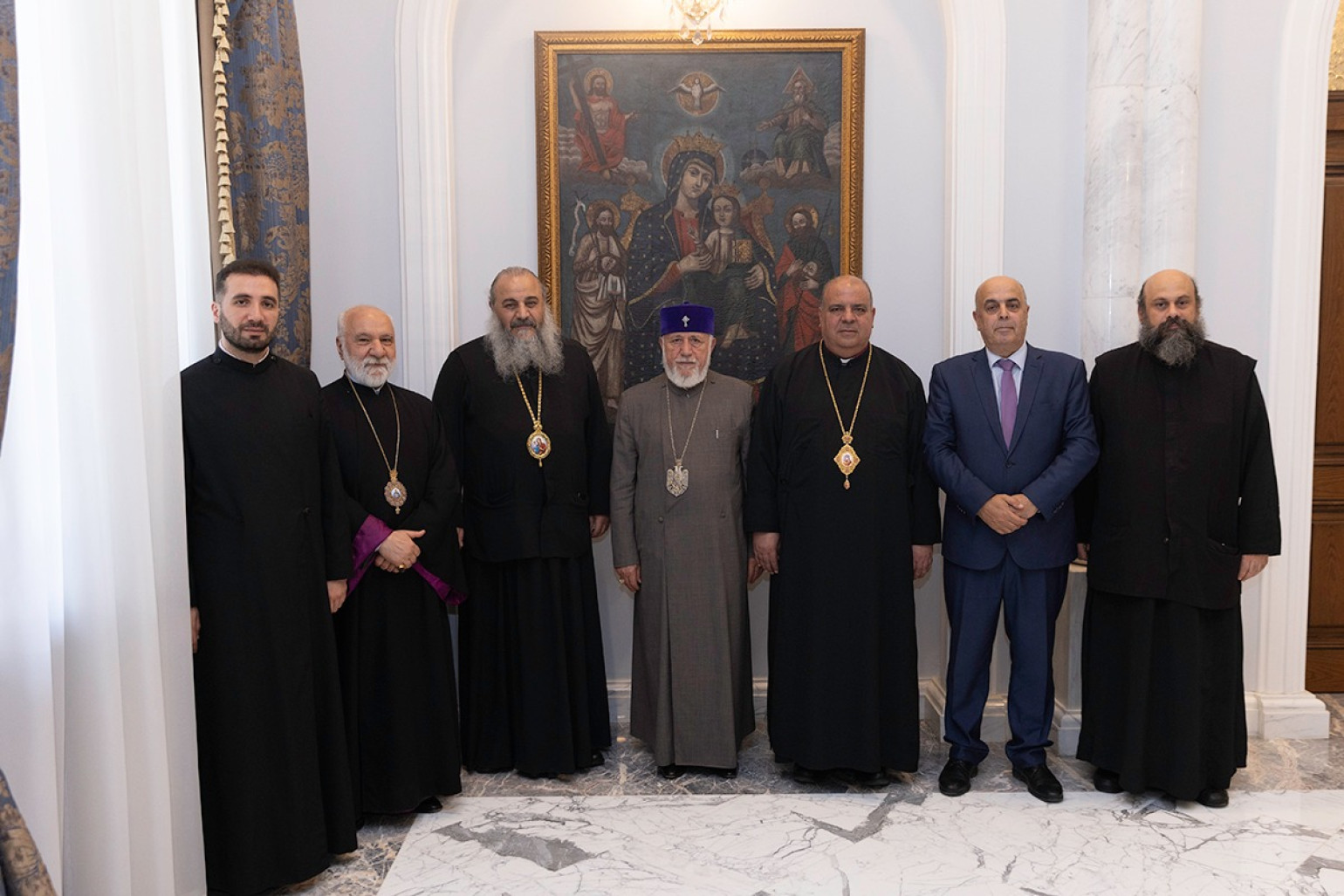 Ամենայն Հայոց Կաթողիկոսն ընդունել է Լիբանանի Քույր Եկեղեցիների ներկայացուցիչներին