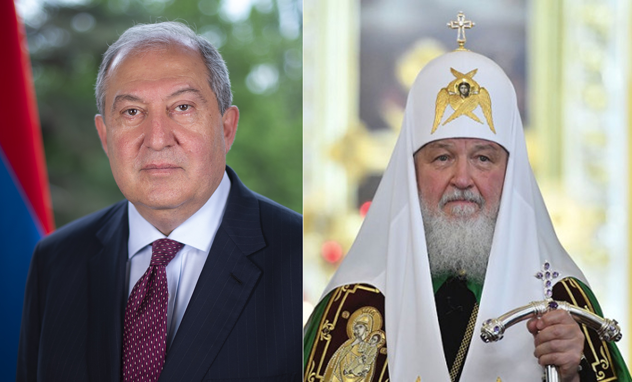 Патриарх Московский и всея Руси Кирилл поздравил Армена Саркисяна с днем рождения 
