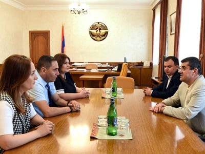 Президент Арцаха принял делегацию партии «Процветающая Армения»