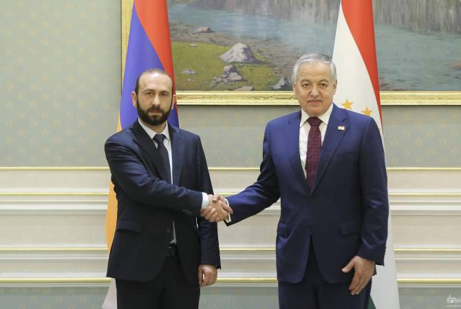Арарат Мирзоян встретился с главой МИД Таджикистана 