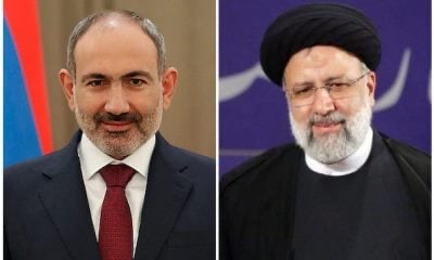 Пашинян обсудил армяно-иранские отношения и процессы в регионе с президентом Ирана